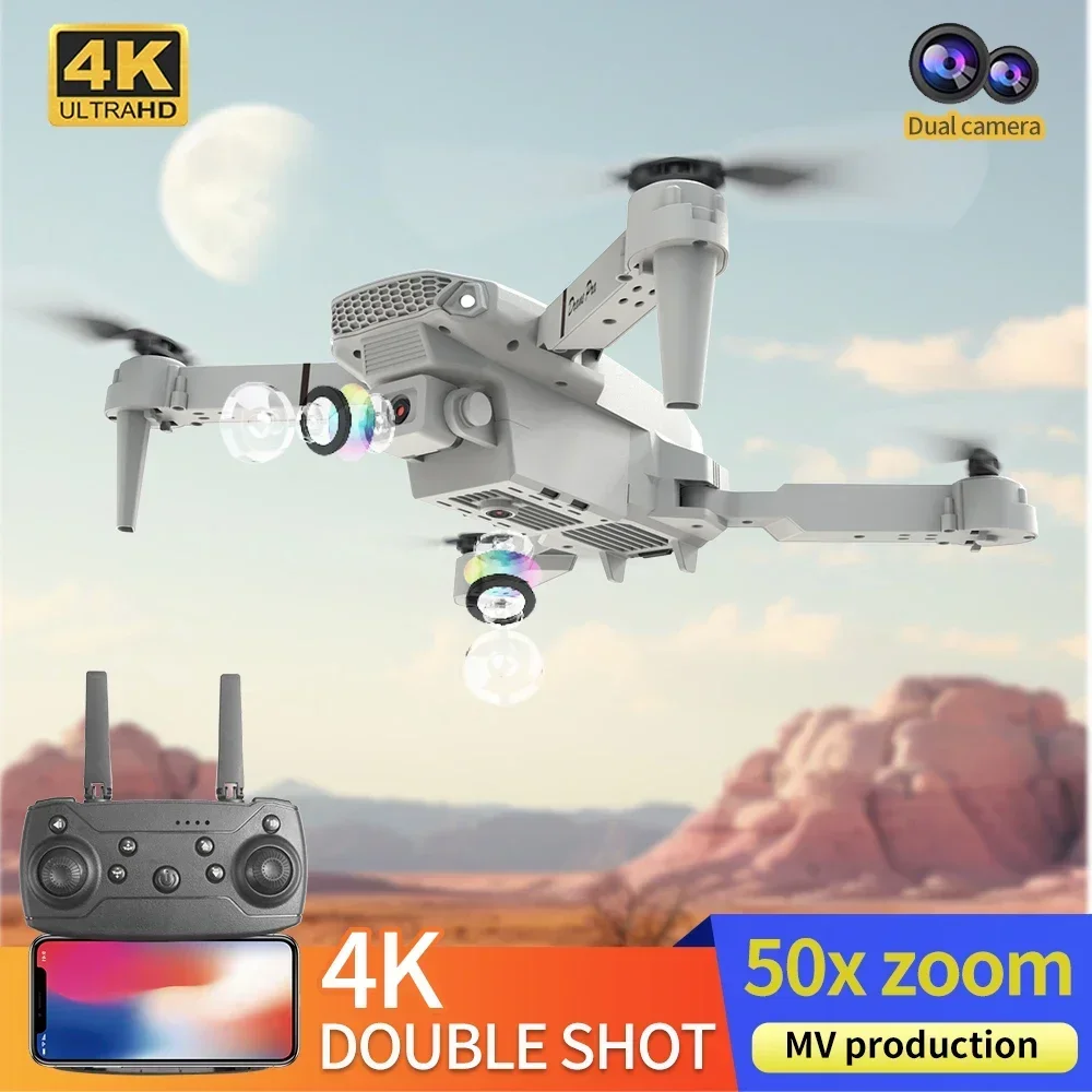 Drone Kit Tricopter - 4K HD Kamera E88 Mini-Drohne WiFi