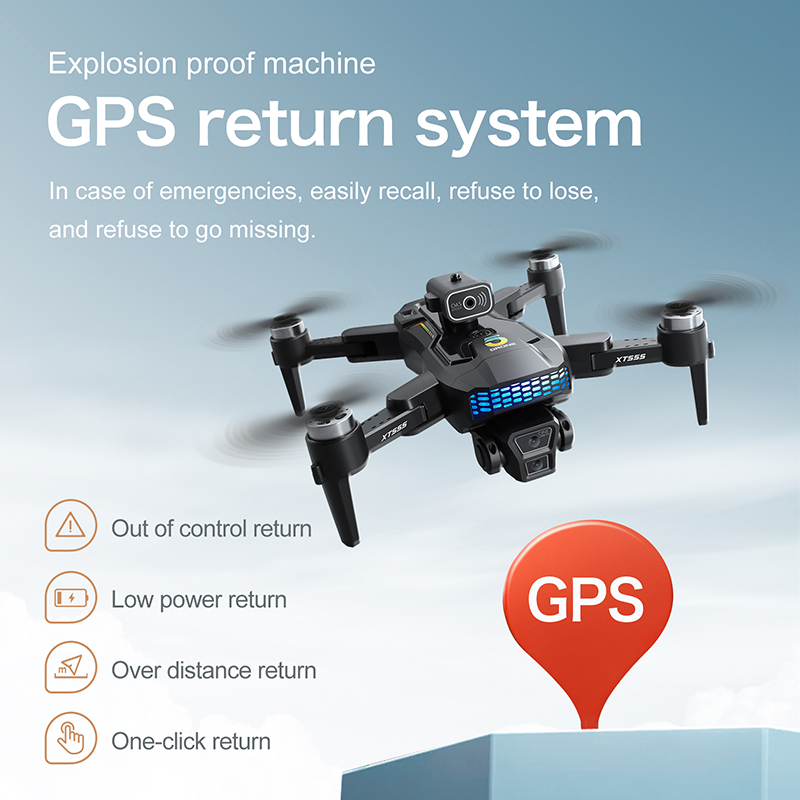Neue XT555 GPS RC-Drohne mit p – Drone Kit With Camera Bewertung und Preis